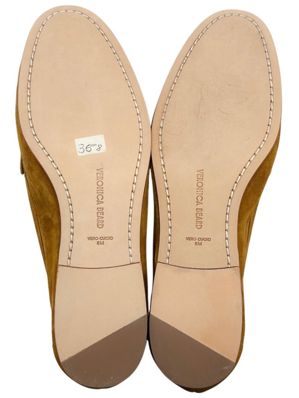 Veronica Beard Hazelwood Brown Suede Penny Loafers - Picture 8 of 8